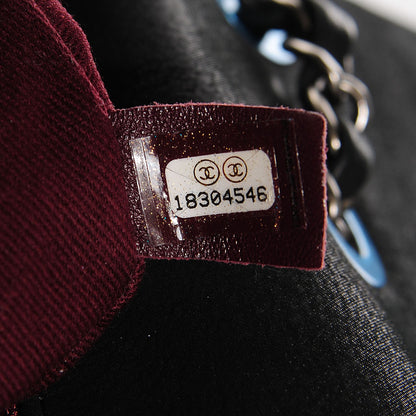 Chanel Calfskin Diamond Embossed New Chic Flap Black 8 of 9