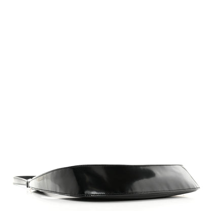 Prada Spazzolato Cleo Shoulder Bag Black 4 of 11