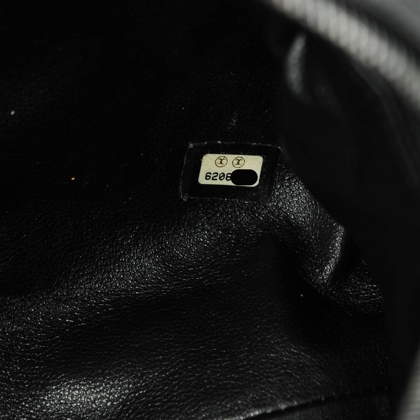 Calfskin Quilted Large Bowler Black