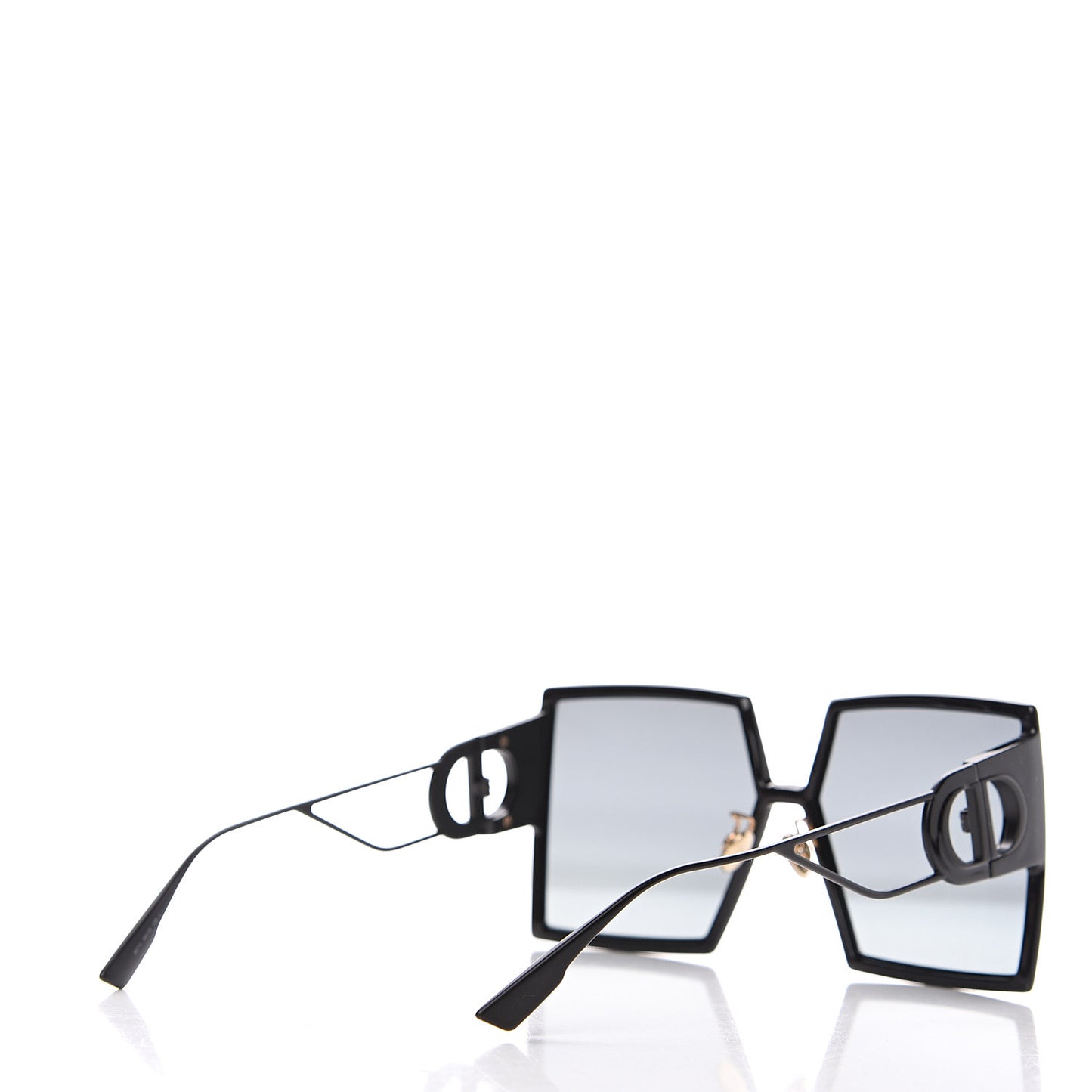 Square 30 Montaigne Sunglasses Black