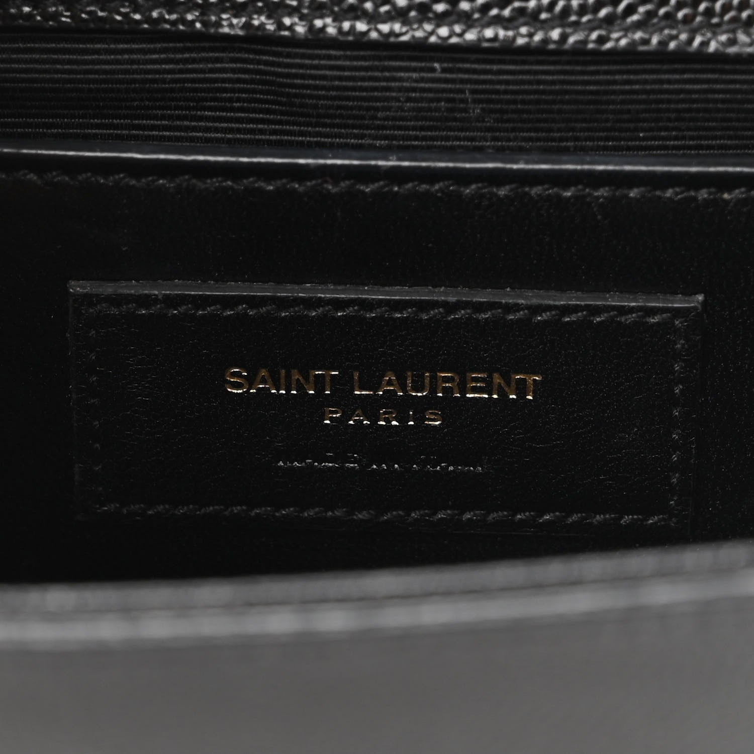 Saint Laurent Grain De Poudre Small Monogram Kate Satchel Black 5 of 9