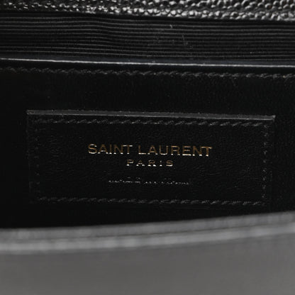 Saint Laurent Grain De Poudre Small Monogram Kate Satchel Black 5 of 9