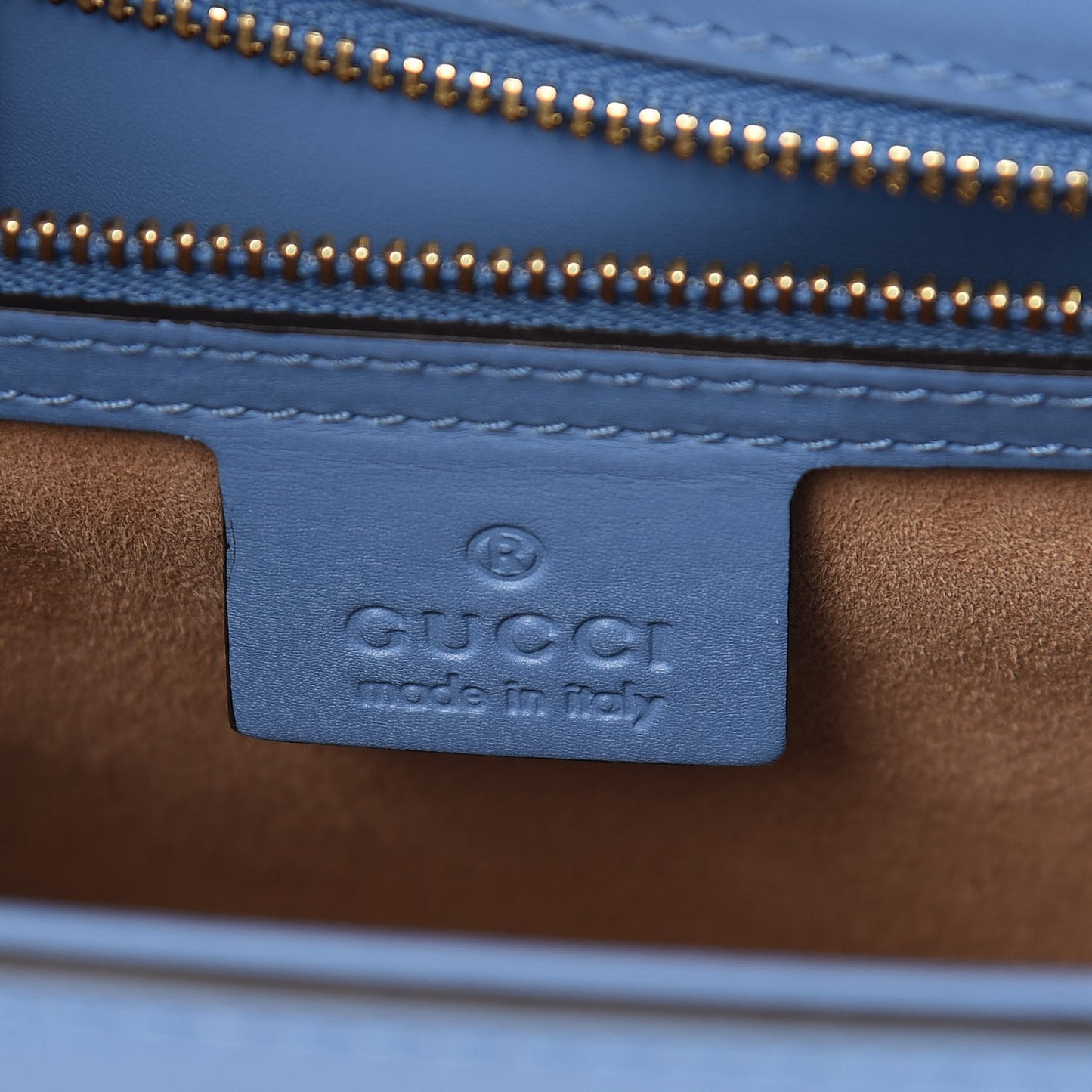 Calfskin Small Sylvie Shoulder Bag Clear Sky Blue