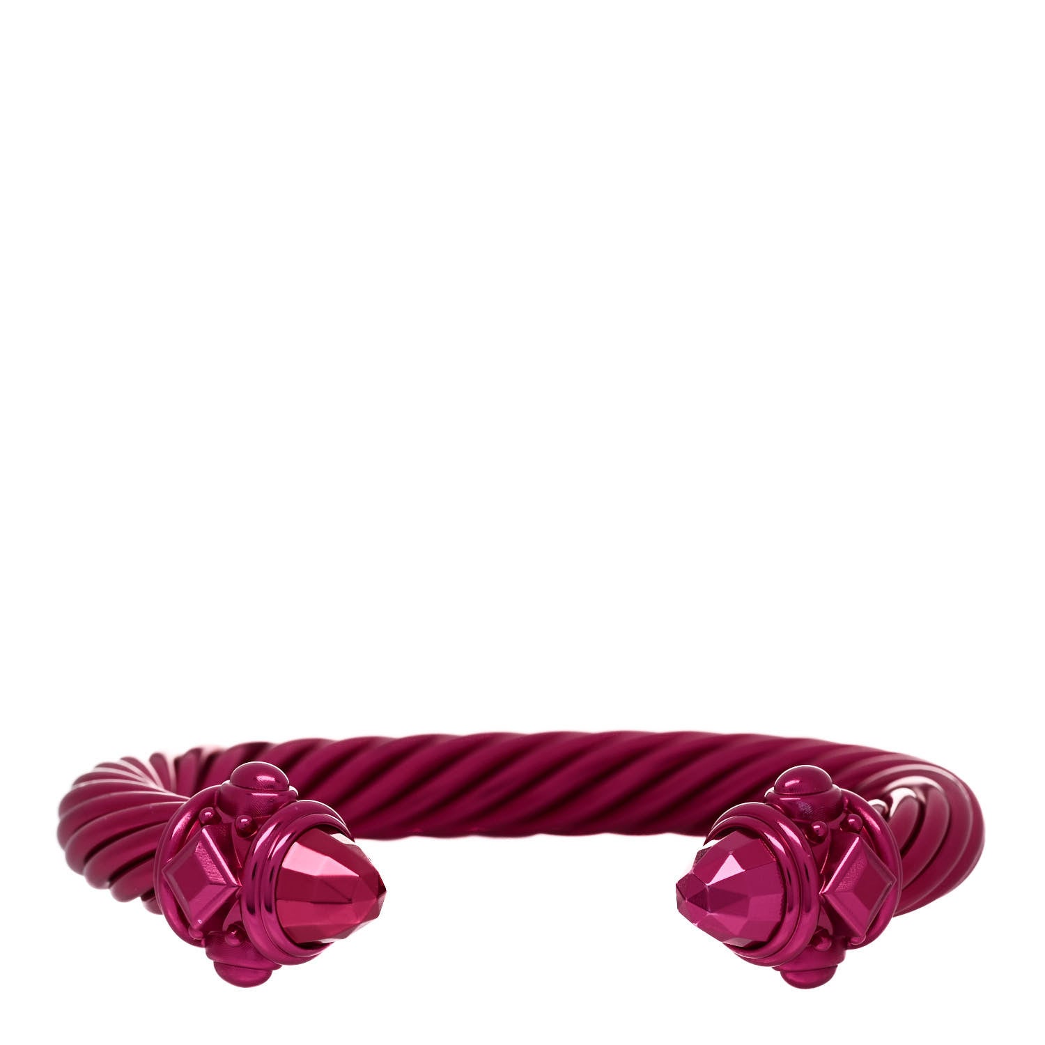 David Yurman Aluminum 10mm Renaissance Cable Bracelet Pink 1 of 4