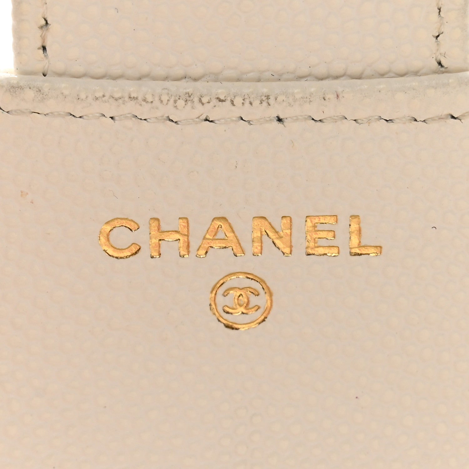 Chanel Caviar Quilted Compact Flap Wallet White 6 of 15