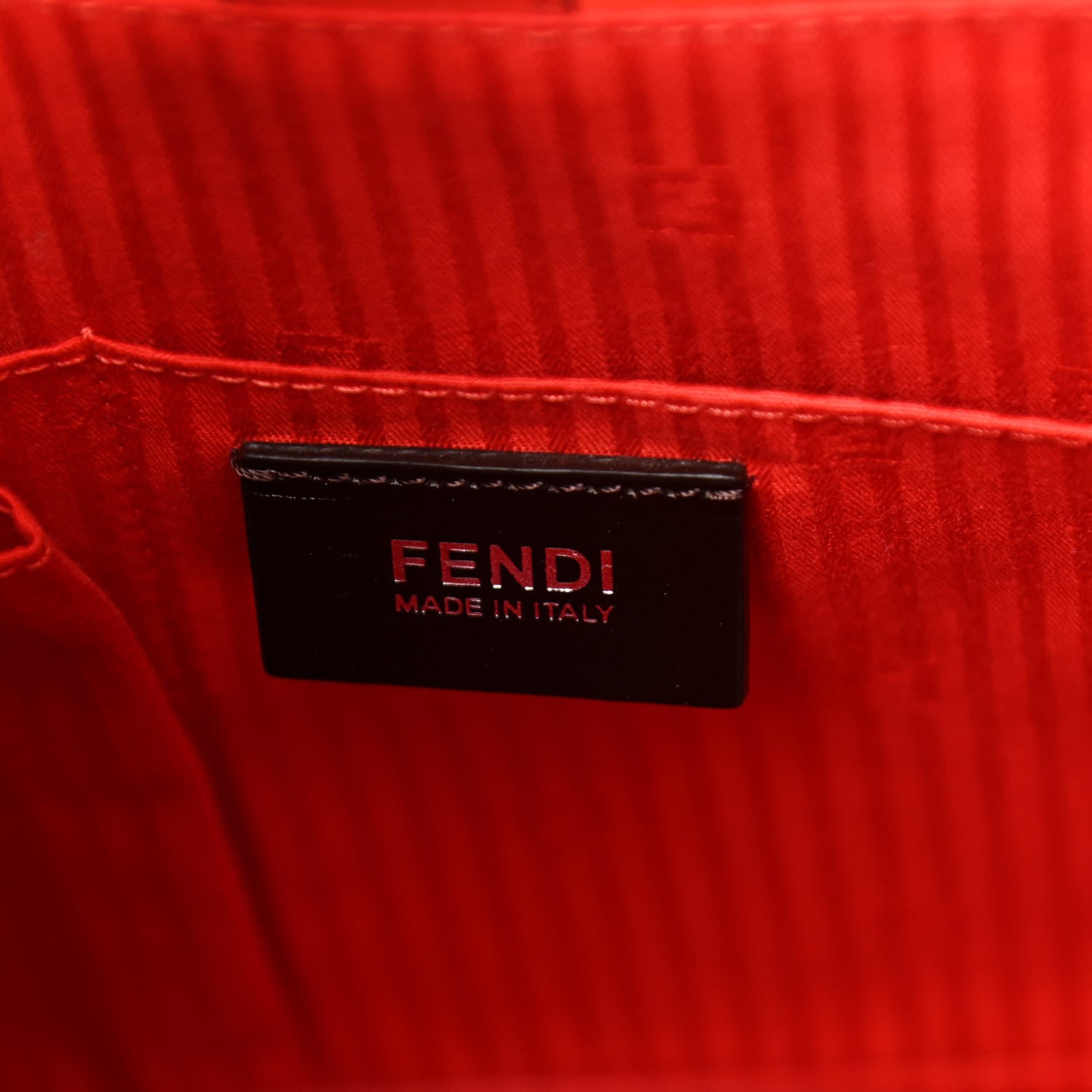 Fendi Vitello Elite Regular 2Jours Tote Papavero 7 of 11
