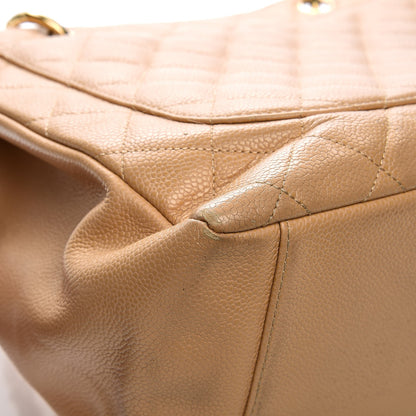 Chanel Caviar Quilted Grand Shopping Tote GST Beige 10 of 16