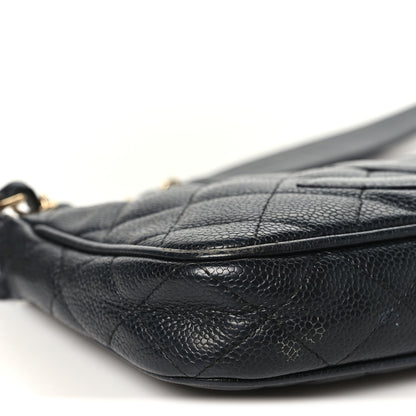 Chanel Caviar Quilted CC Shoulder Bag Black 9 of 11