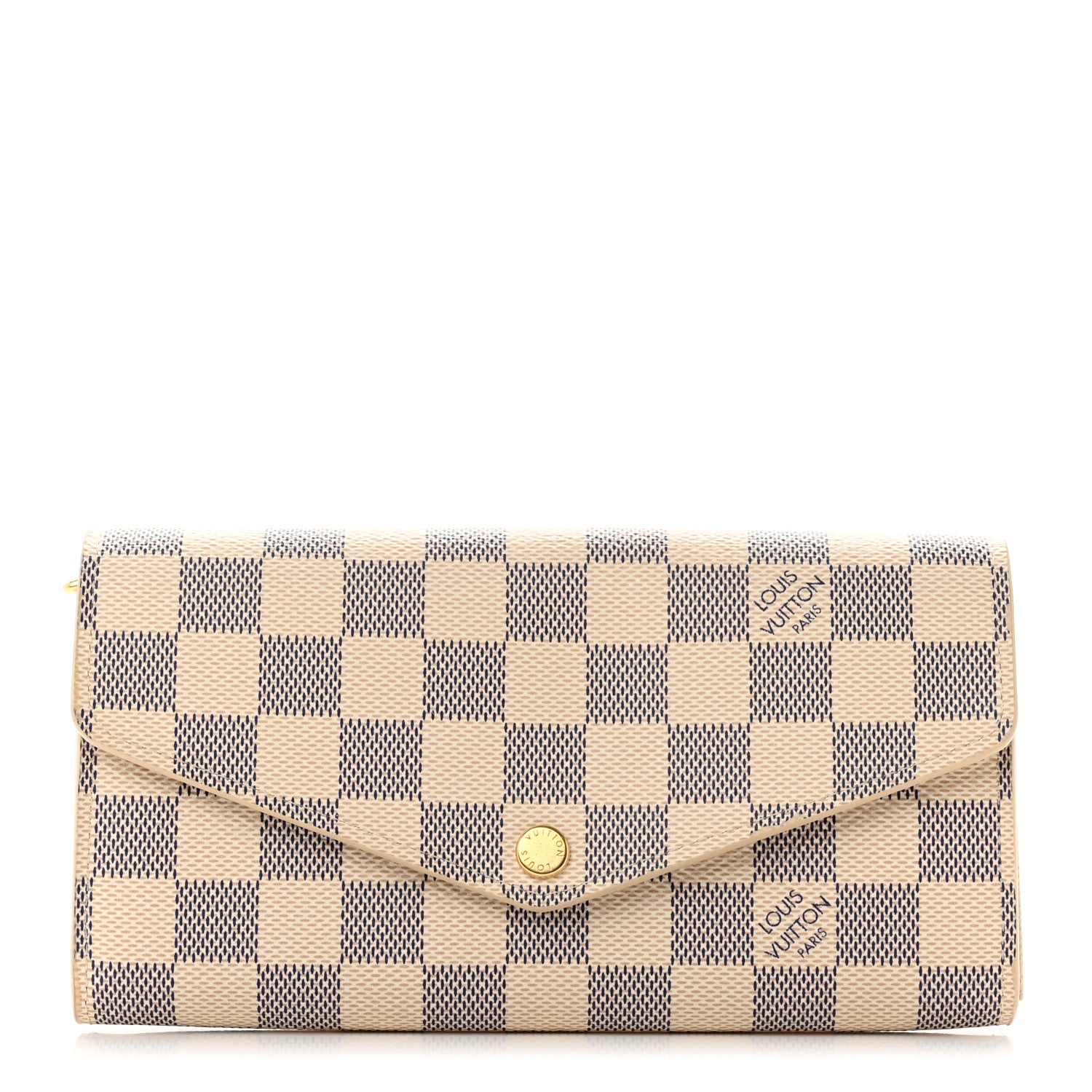 Louis Vuitton Damier Azur Sarah Wallet NM 1 of 8