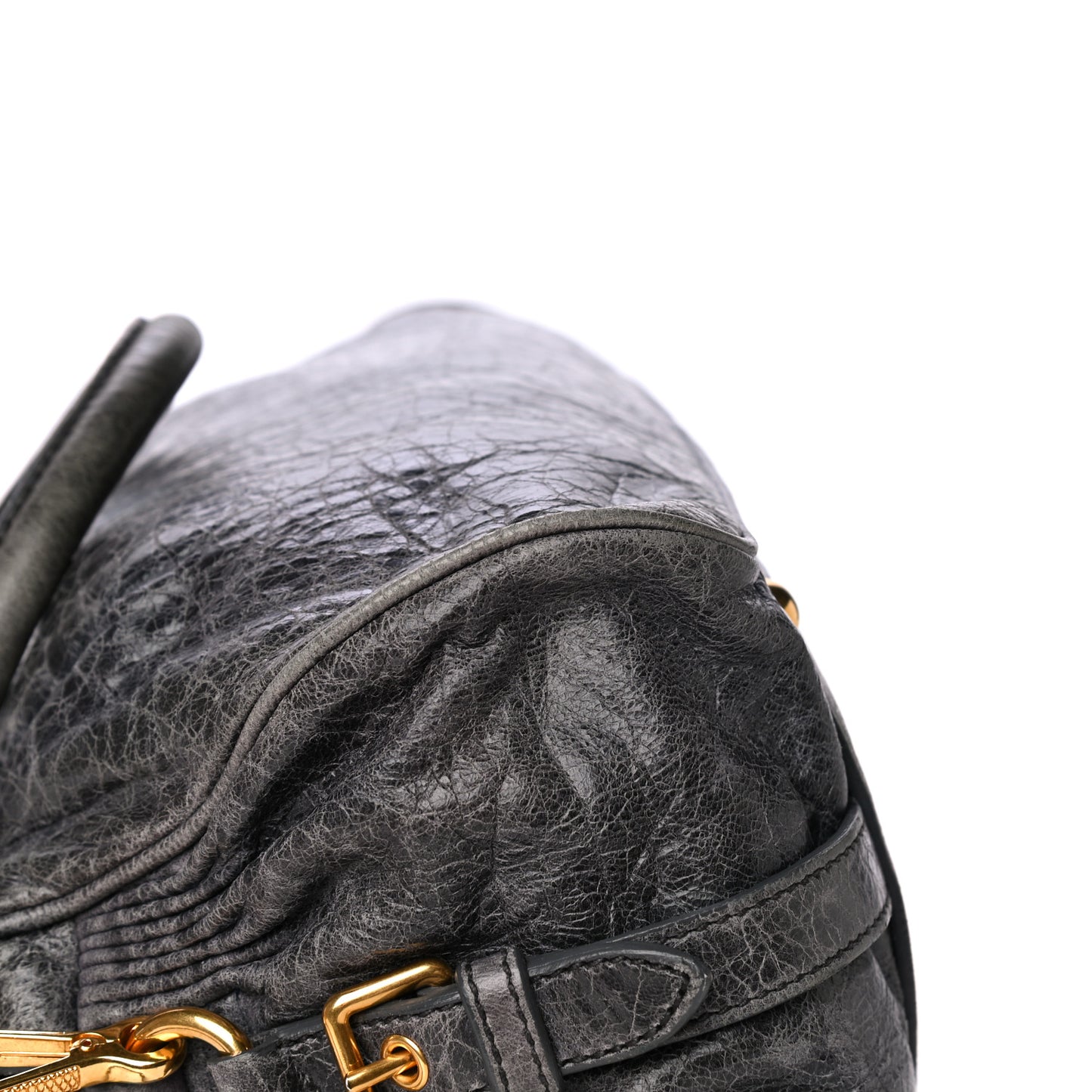 Vitello Lux Zip Tote Black