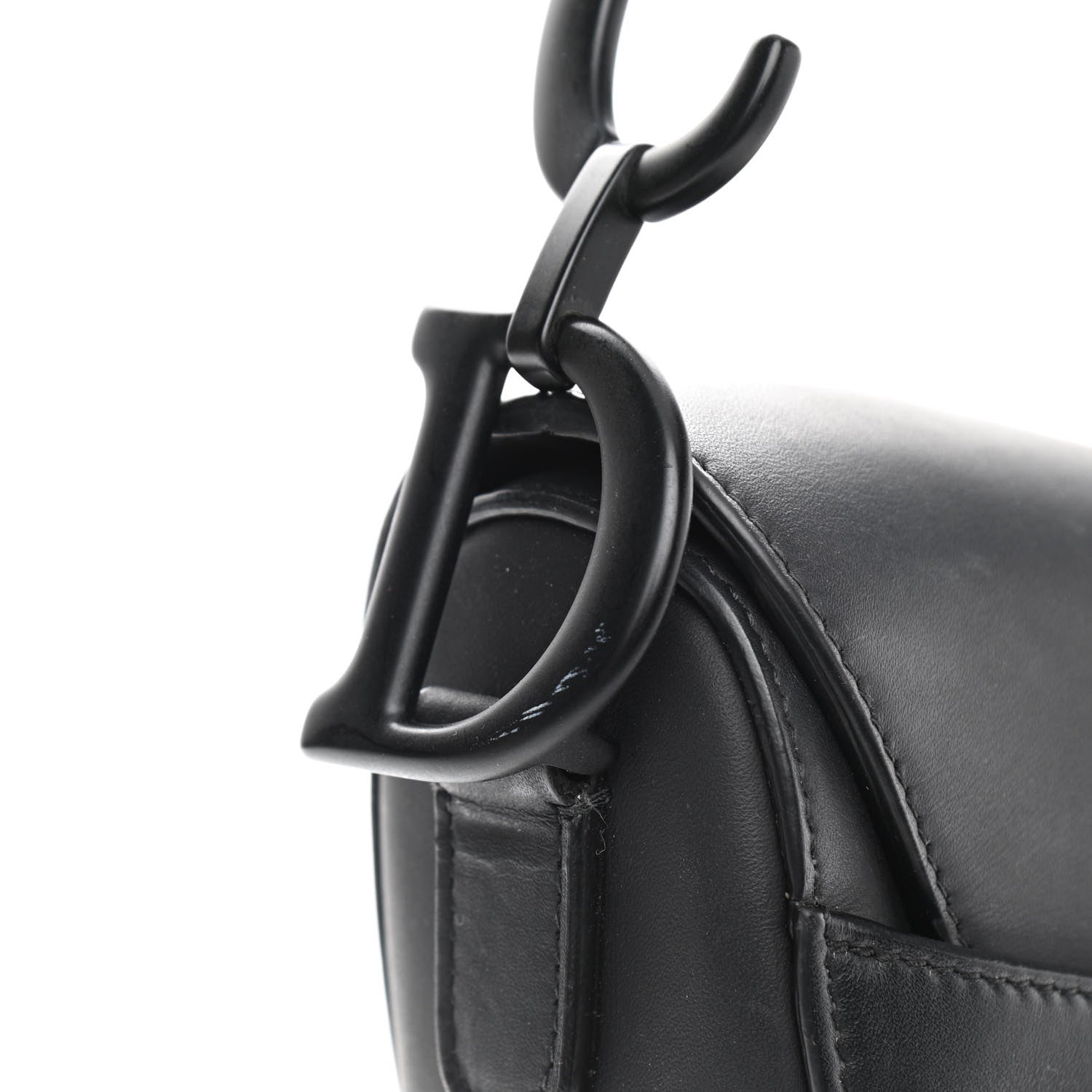 Christian Dior Ultra Matte Calfskin Saddle Bag Black 13 of 13