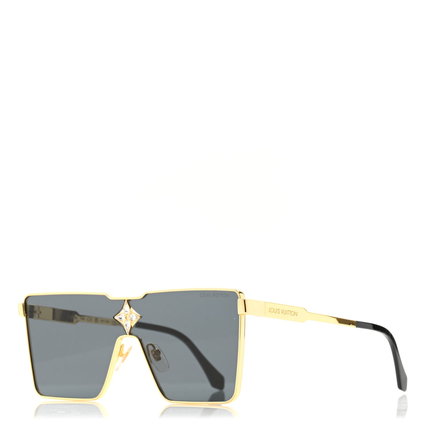 Acetate Swarovski Crystal Cyclone Sunglasses Z1700U Gold
