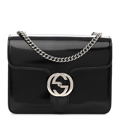 Gucci Shade Lux Calfskin Small Interlocking G Shoulder Bag Black 1 of 10