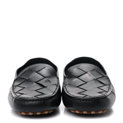 Bottega Veneta Nappa Intrecciato Driver Loafers 41 Black 2 of 11