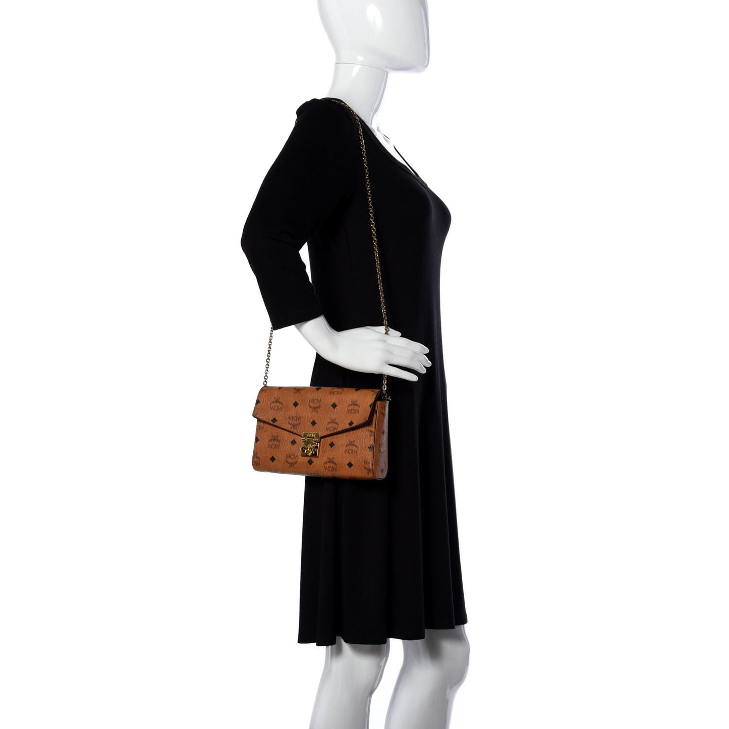 Visetos Millie Wallet On Chain Cognac
