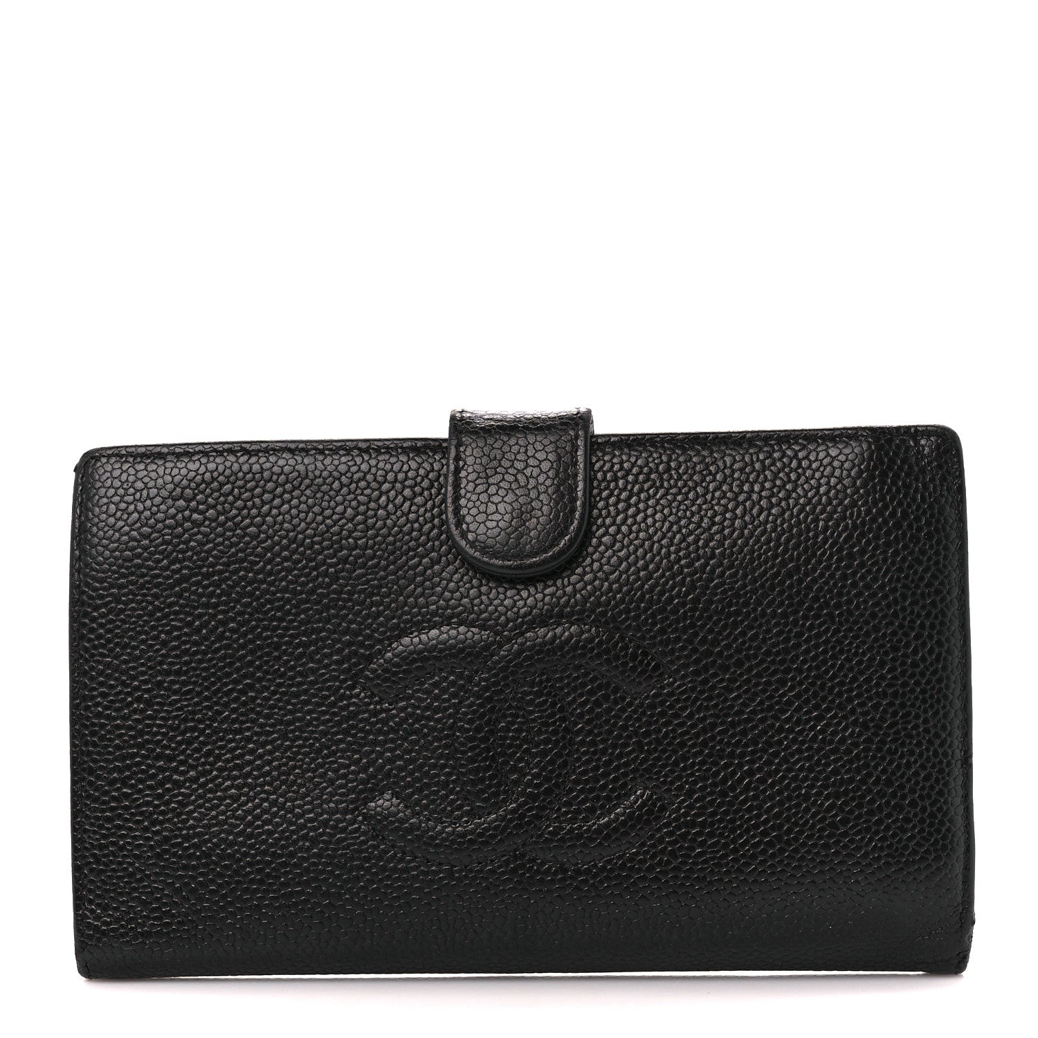 Chanel Caviar Timeless CC French Wallet Black 1 of 14