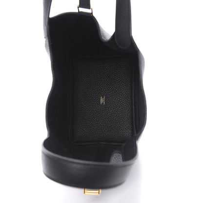 Hermes Taurillon Clemence Picotin Lock 18 PM Black 5 of 12