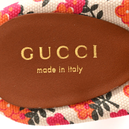 Gucci Raffia Malaga Kid Interlocking G Mabel Sandals 37 Natural 6 of 9