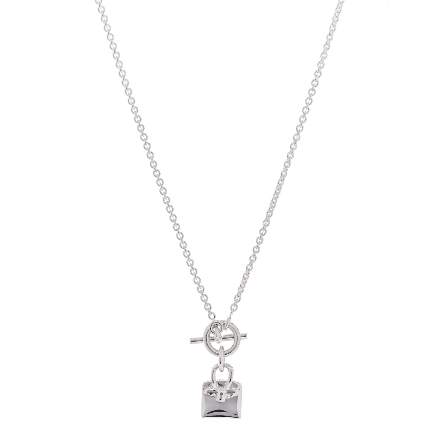 Sterling Silver Birkin Amulette Pendant Necklace