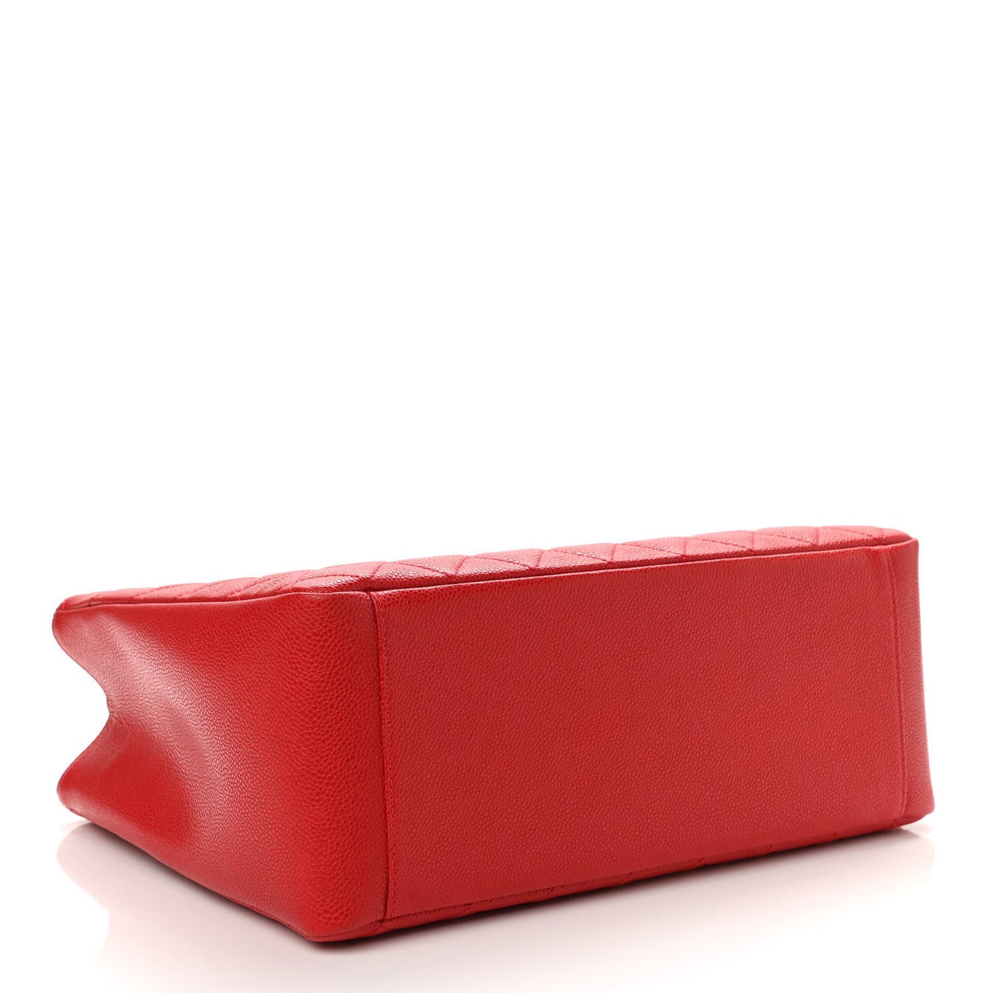 Caviar Quilted Grand Shopping Tote GST Red