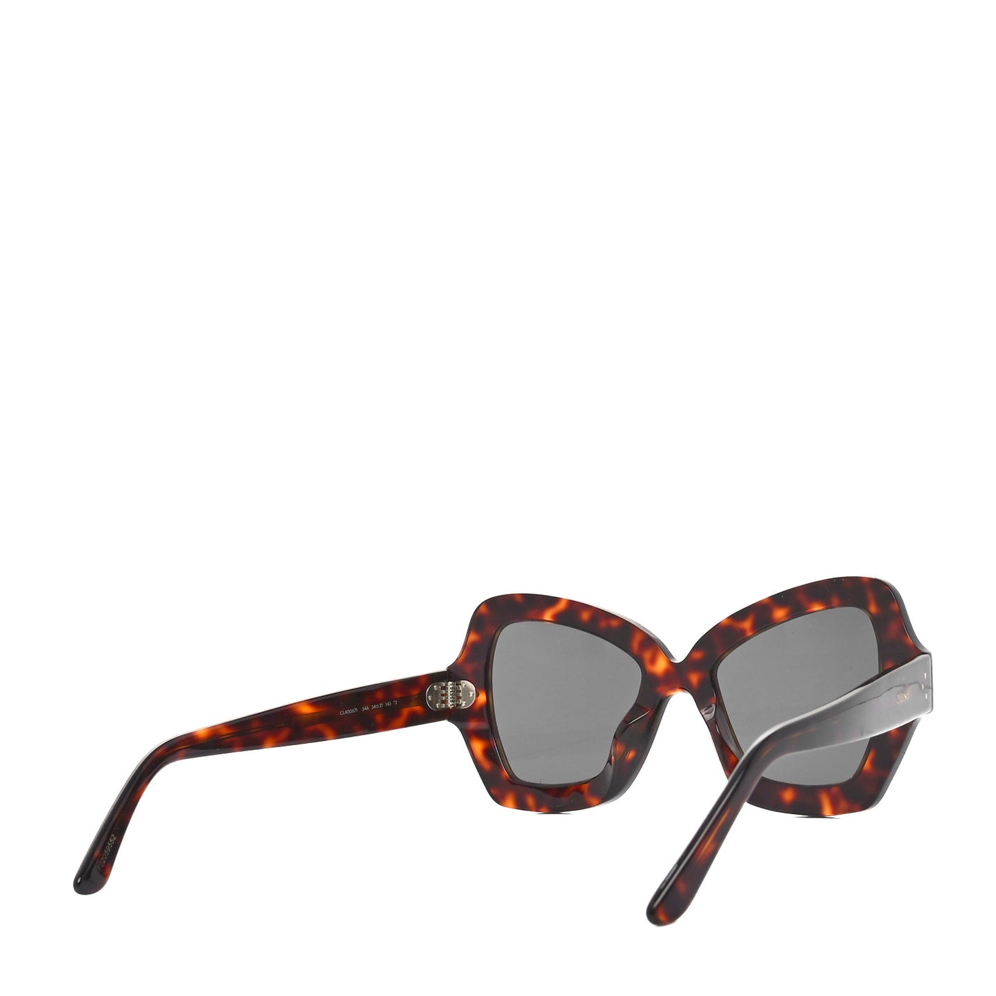 Acetate Butterfly Sunglasses CL40067I Red Havana Smoke