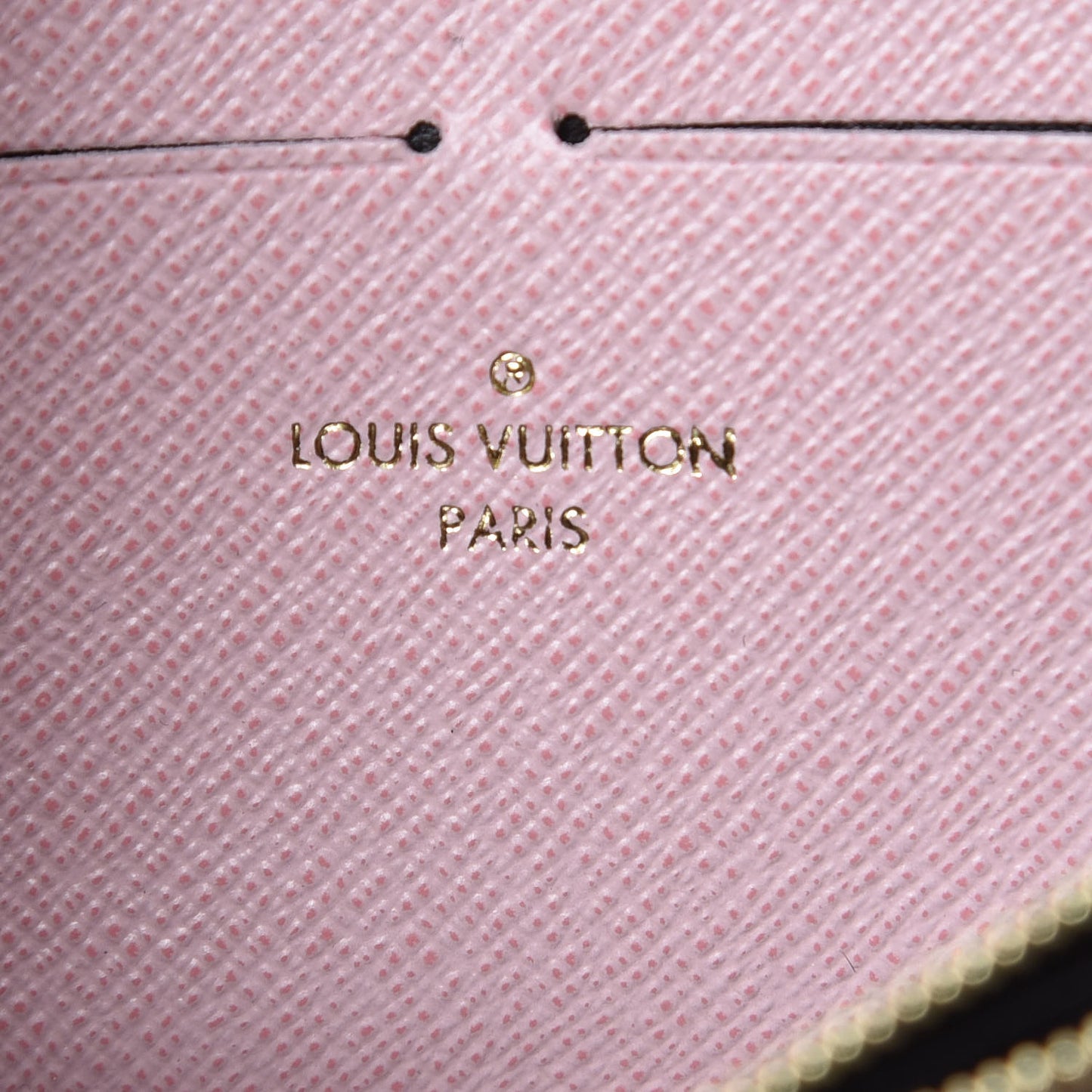 Monogram Clemence Wallet Rose Ballerine