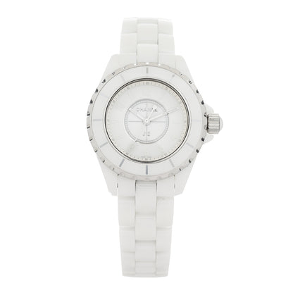 Chanel Stainless Steel Ceramic 33mm J12 Phantom Quartz Watch White 1 of 4