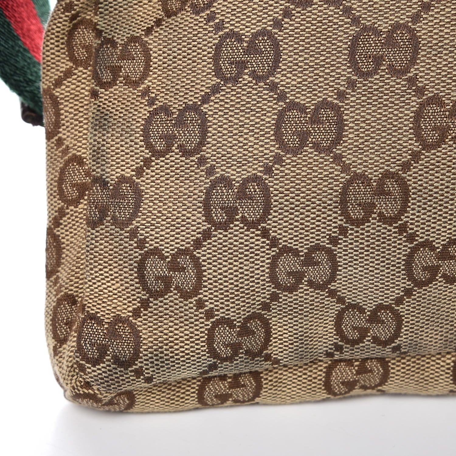 Gucci Monogram Web Belt Bag Dark Brown 9 of 9