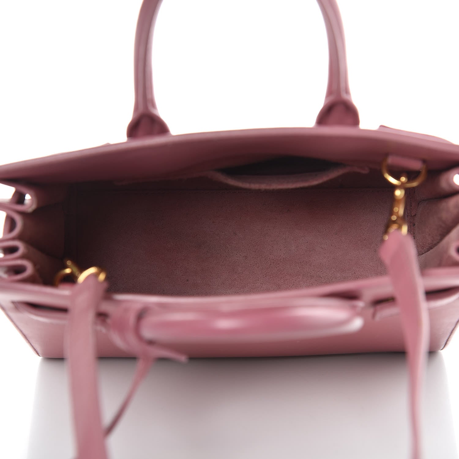 Saint Laurent Calfskin Nano Sac De Jour Rose Dark 5 of 13
