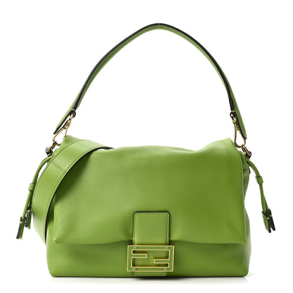 Fendi Nappa Medium Mamma Baguette Green 1 of 10