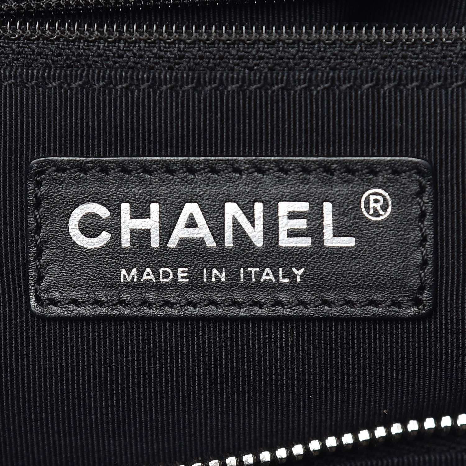 Chanel Calfskin Cerf Executive Shopper Tote Black 7 of 14