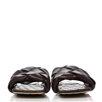 Bottega Veneta Nappa Maxi Intrecciato Lido Flat Sandals 36.5 Oak 2 of 8
