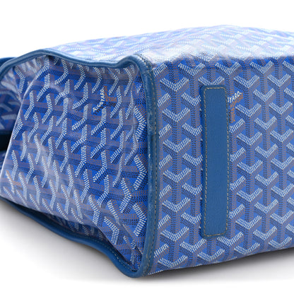 Goyard Goyardine Saint Leger Soft Briefcase Backpack Sky Blue 9 of 12