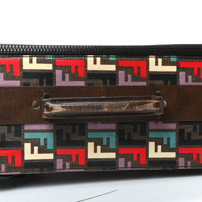 Fendi Zucca Spalmati FF Multicolor Carry On Luggage Black Multicolor 11 of 12