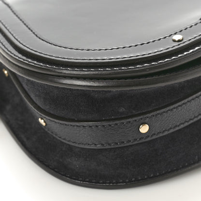 Chloe Patent Suede Small Nile Bracelet Bag Black 8 of 10