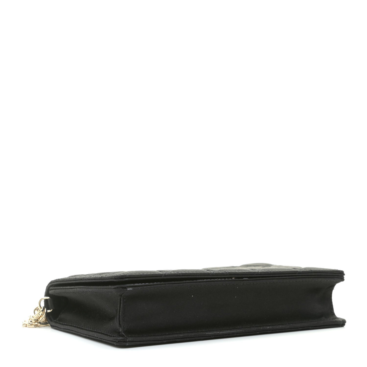 Christian Dior Satin Cannage Lady Dior Clutch Black 3 of 8
