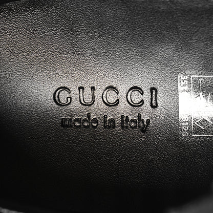 Gucci Dali Soft Calfskin Cut Out Interlocking G Womens Rhyton Sneakers 36.5 Black Ivoire 8 of 9
