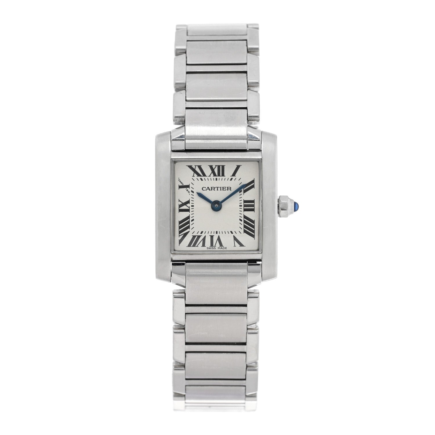 Cartier Stainless Steel 20mm Tank Francaise Quartz Watch 1 of 5