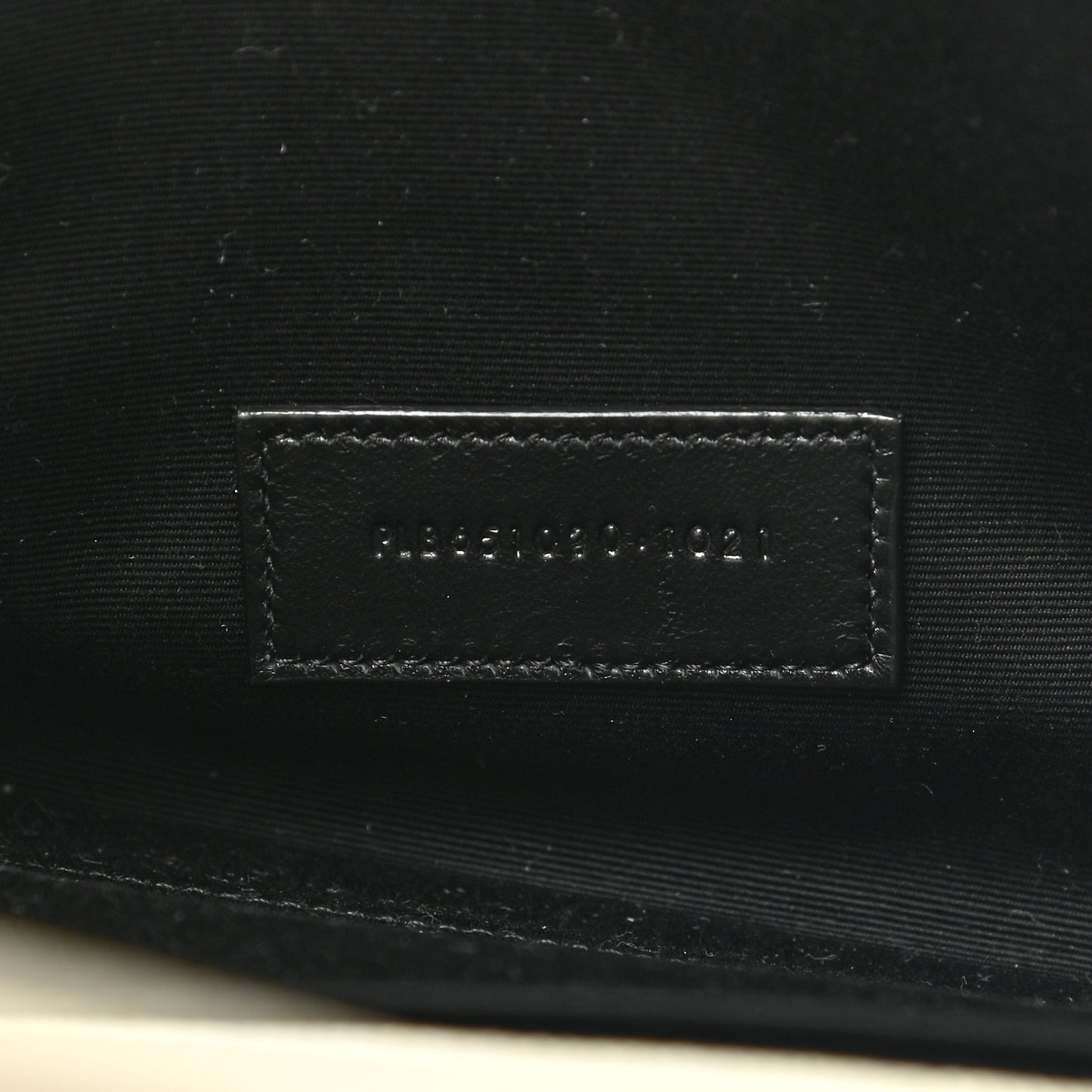 Grain De Poudre Textured Mixed Matelasse Triquilt Monogram Clutch Blanc Vintage