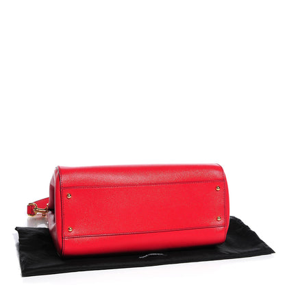Dolce & Gabbana Dauphine Large Miss Sicily Satchel Red 4 of 6