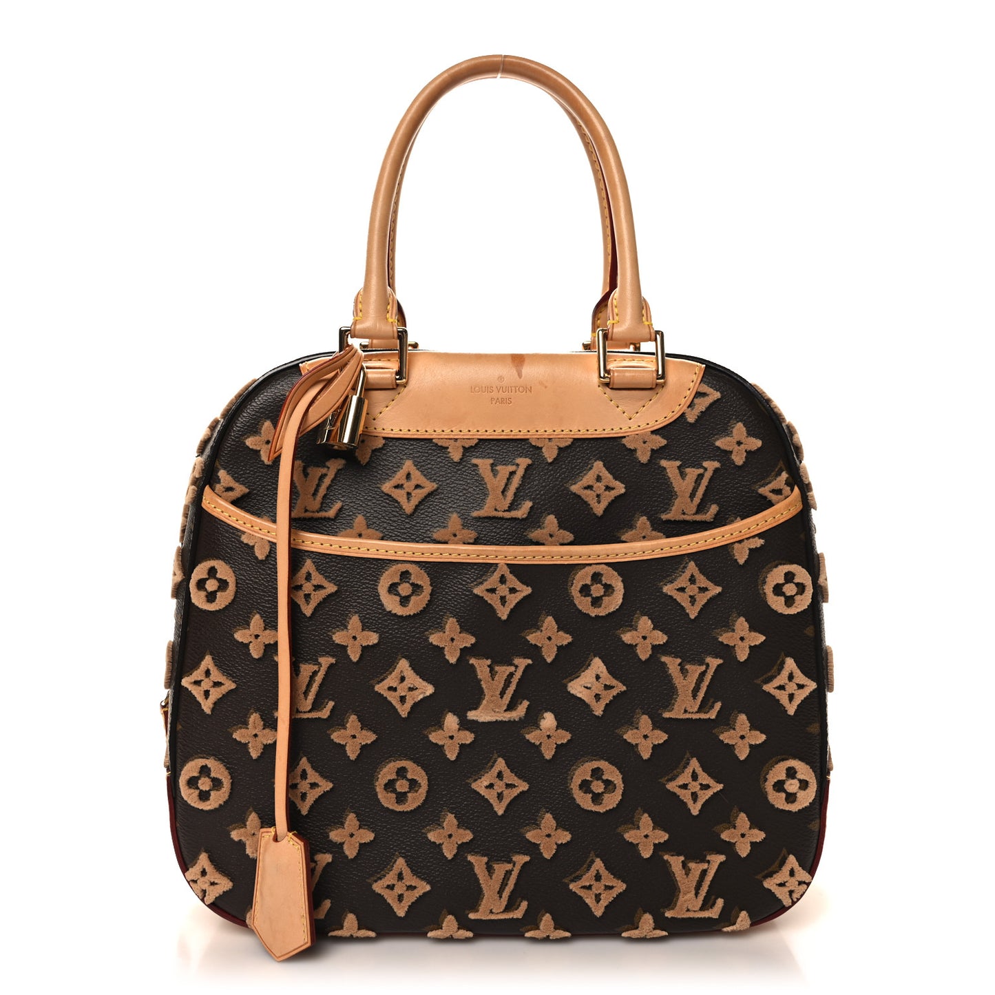 Monogram Tuffetage Deauville Cube Caramel