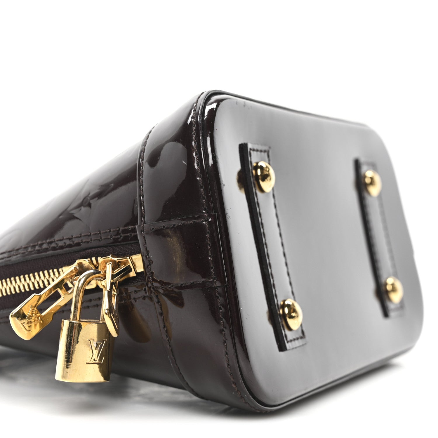 Louis Vuitton Vernis Alma BB Amarante 8 of 9