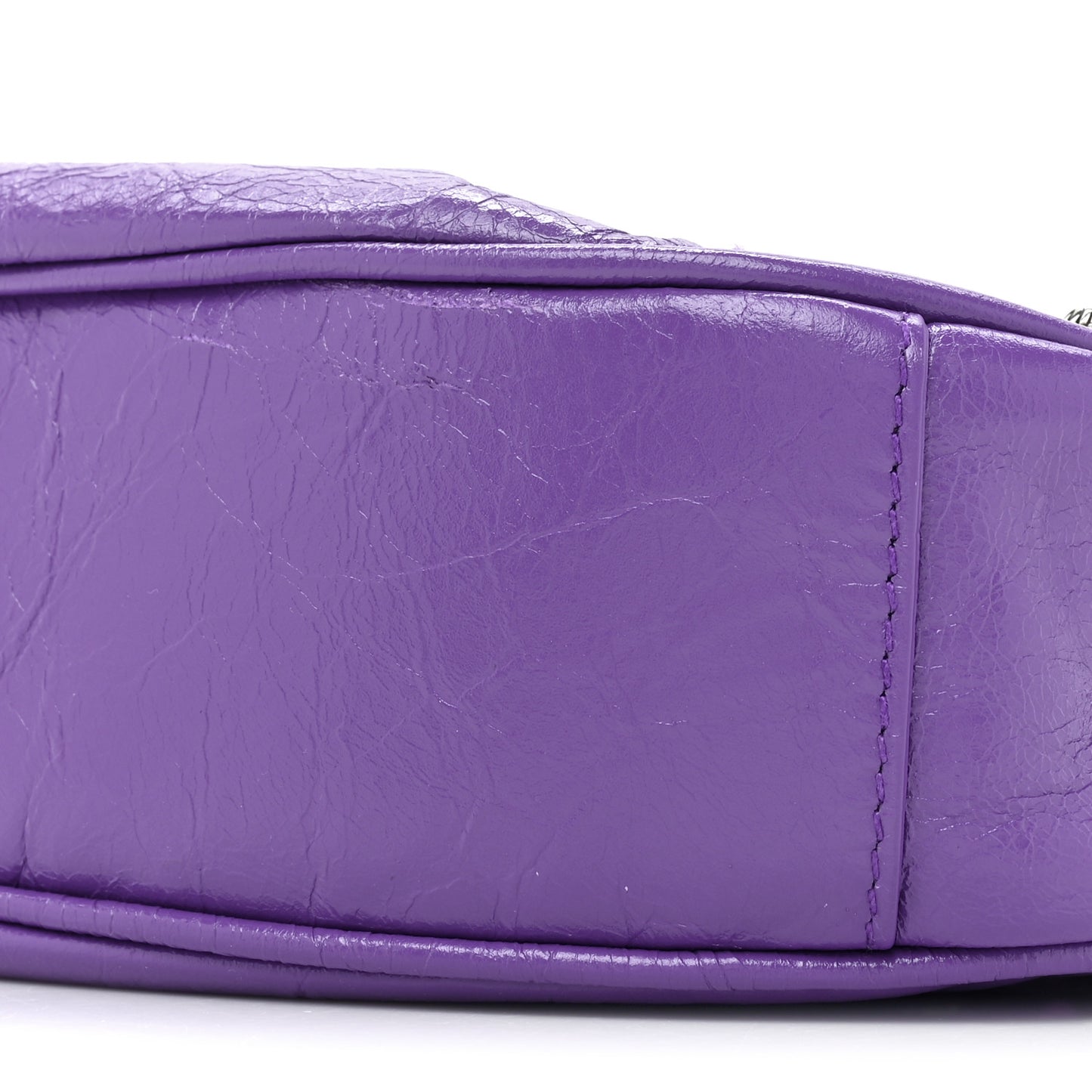 Agneau Arena Le Cagole Shoulder Bag XS Purple