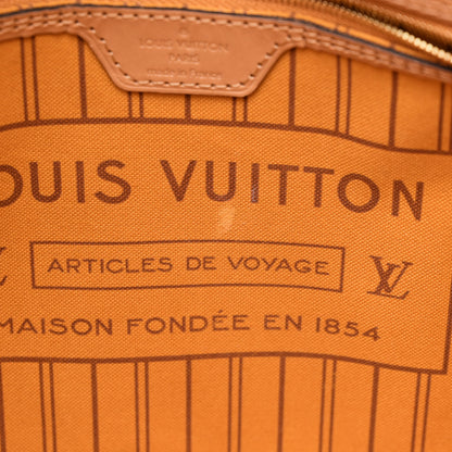 Louis Vuitton Damier Azur Braided Neverfull MM Orange 8 of 13