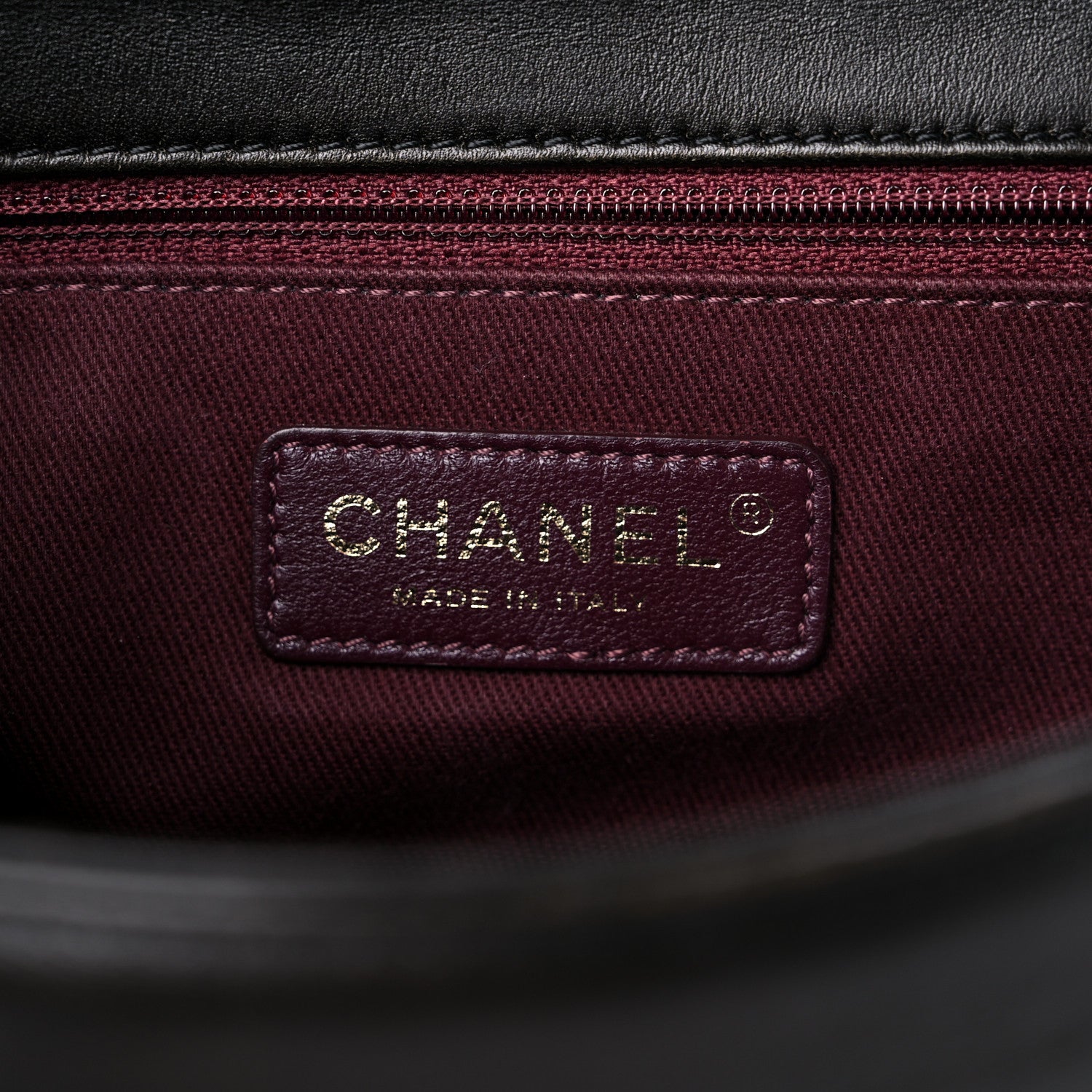 Chanel Metallic Calfskin Quilted Large Into The Fringe Flap Black 5 of 11