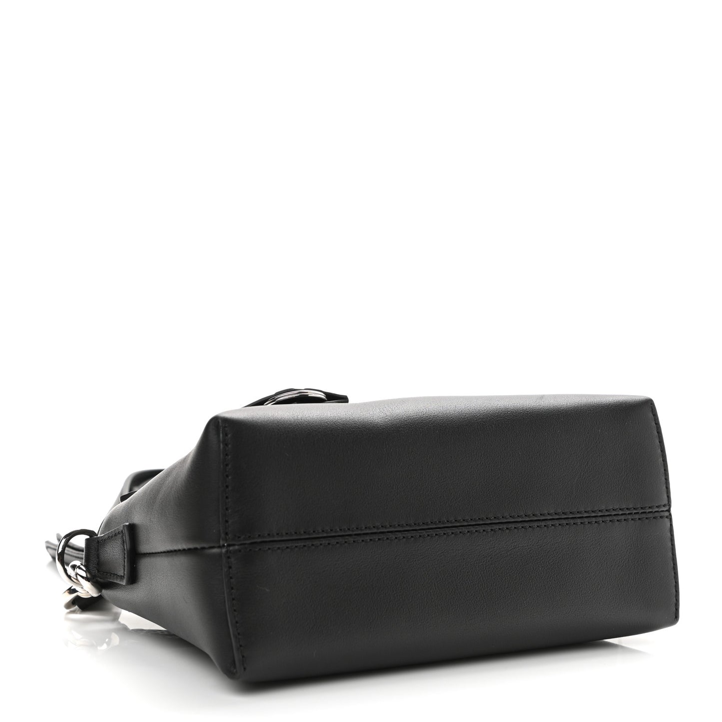 Vitello Dolce Bi-Color FF 1974 Embossed Mini By The Way Boston Bag Black Maya