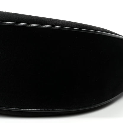 Celine Velvet Strass Triomphe Ava Shoulder Bag Black 10 of 10