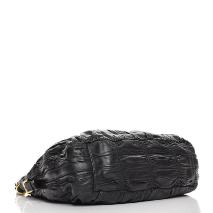 Prada Nappa Gaufre Hobo Nero Black 4 of 12