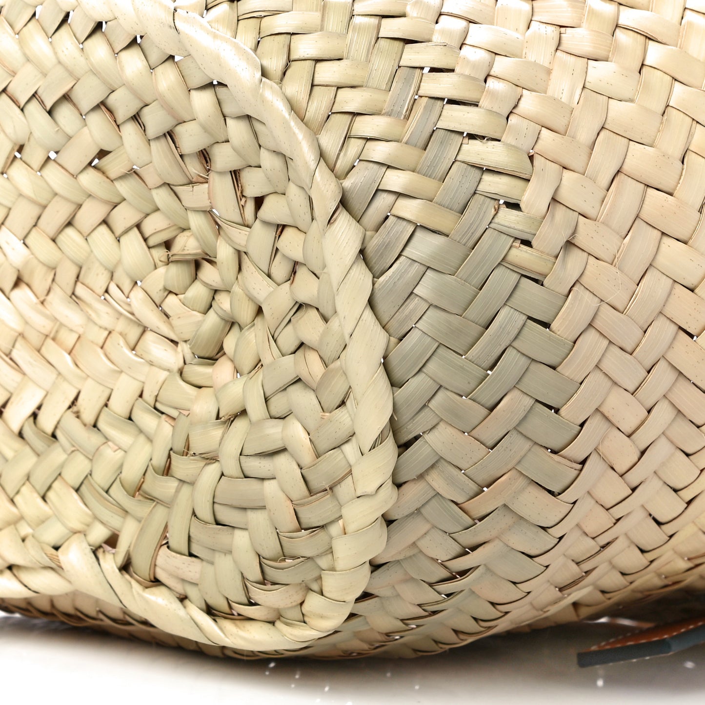 Raffia Small Basket Tote Bag Natural Tan