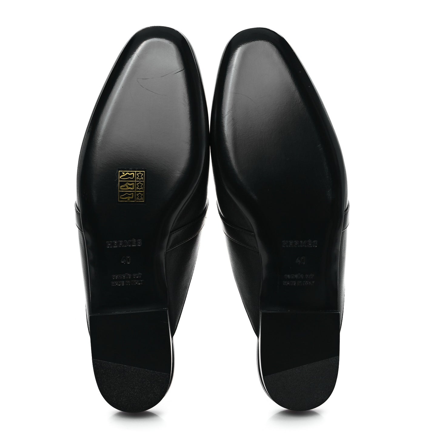 Goatskin Oz Mules 40 Black